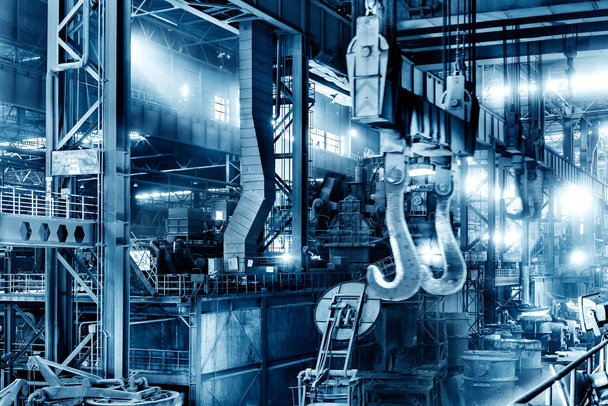 Produktionshalle Stahlwerk - Foto, Bild