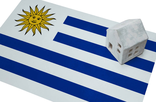 Petite maison sur un drapeau Uruguay
 - Photo, image