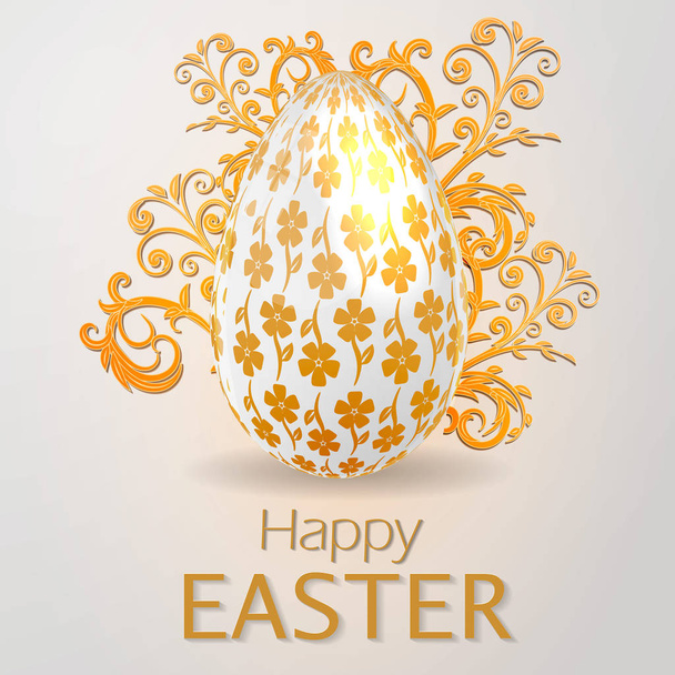 Happy Easter  greeting card  - Vetor, Imagem