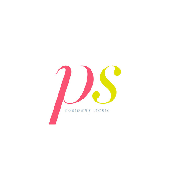 PS Italics Cartas conjuntas Logo
  - Vector, Imagen