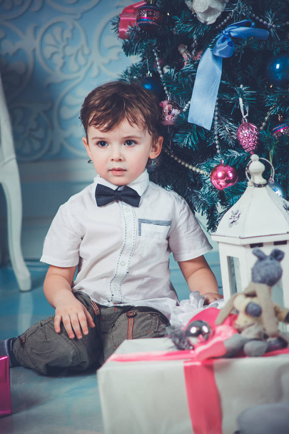 Christmas cute boy - Fotoğraf, Görsel