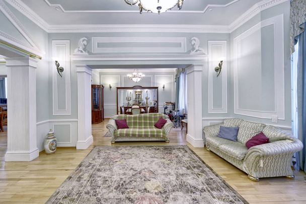 luxury living room interior. - Foto, afbeelding