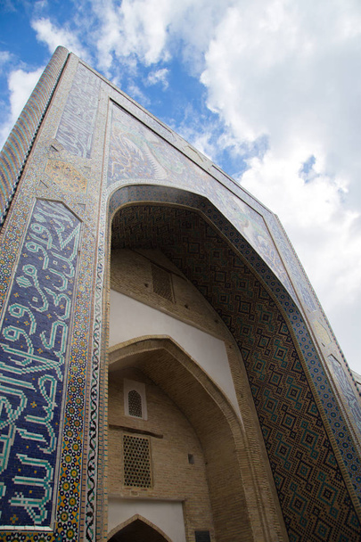 Nadir Divan-Begi Madrasah moskee in Buchara, Oezbekistan - Foto, afbeelding