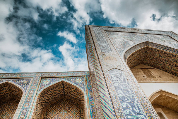 Nadir Divan-Begi Madrasah moskee in Buchara, Oezbekistan - Foto, afbeelding
