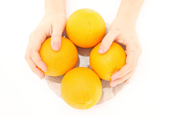 oranges in bowl - Photo, Image
