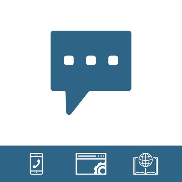 Icona delle bolle vocali. Illustrazione vettoriale stock icona pittogramma Chat
 - Vettoriali, immagini