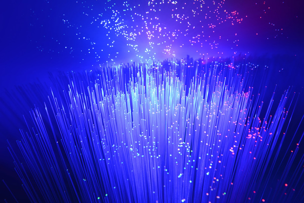 Internet technology fiber optic background - Photo, Image