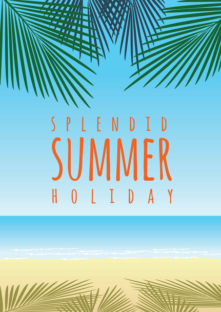 Espléndido verano vacaciones copia
 - Vector, Imagen