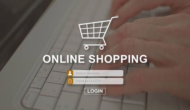 Conceito de compras online - Foto, Imagem