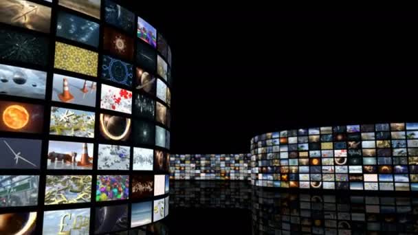 メディア ビデオ壁のアニメーション - 映像、動画