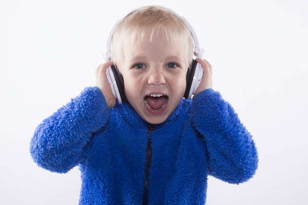 boy with headphones - Foto, Imagem
