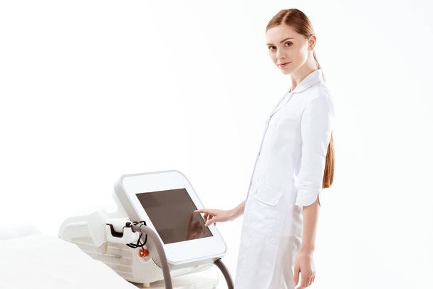 woman laser hair removal apparatus. - Photo, Image