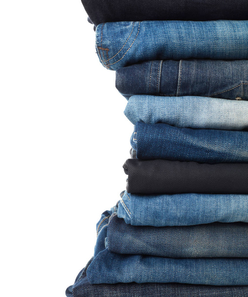 Pila de jeans
 - Foto, imagen