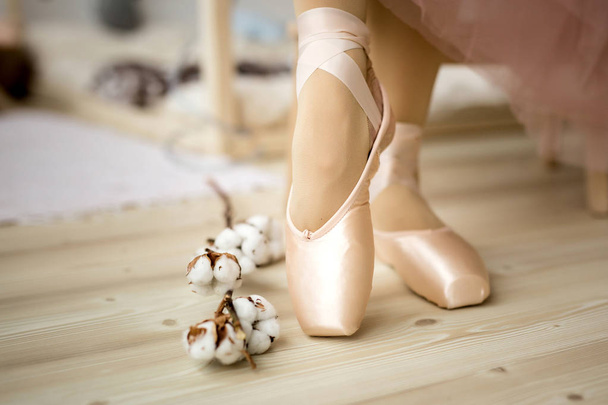 Chaussures de ballet Pointe
 - Photo, image
