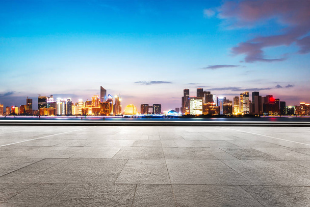 a városkép a Hangzhou üres padló - Fotó, kép