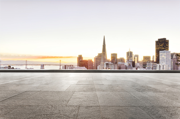 üres emeleten városkép San Francisco - Fotó, kép