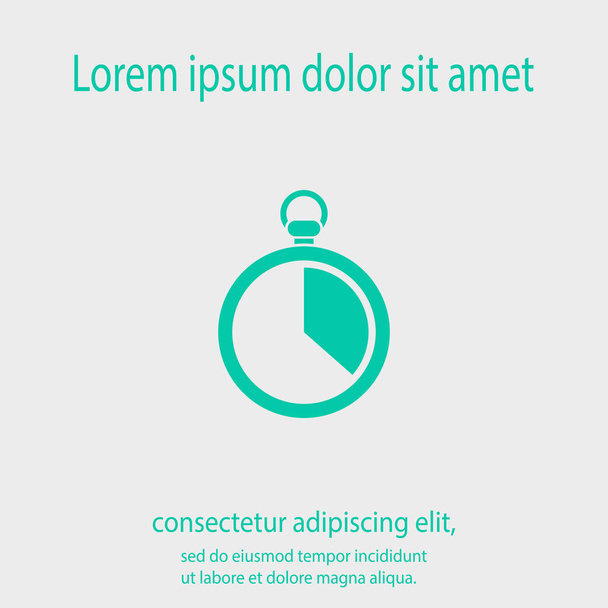 stopwatch  icon, vector illustration. Flat design style - Vector, Image