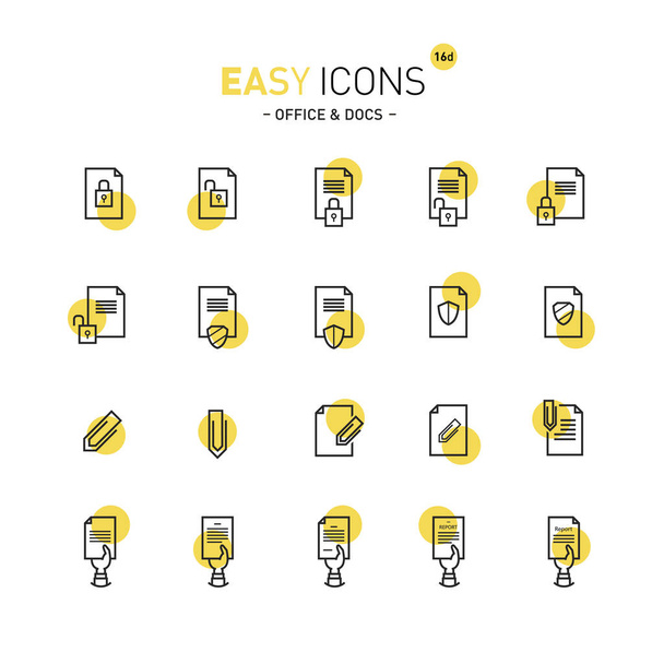 Iconos fáciles 16d Docs
 - Vector, imagen