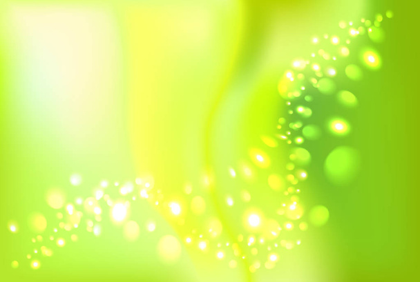 Brillos verdes brillantes
 - Vector, Imagen