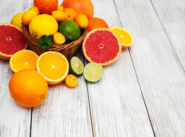 Fresh citrus fruits - Foto, imagen