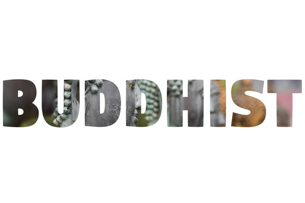 Slovo buddhista nad chrám na Srí Lance. - Fotografie, Obrázek