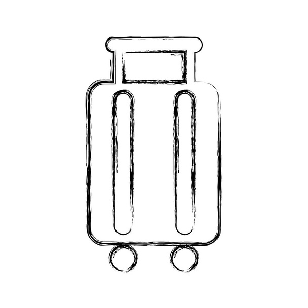 スーツケース旅行分離アイコン - ベクター画像