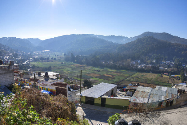 Vallée agricole à San Cristobal de las Casas, Chiapas
 - Photo, image
