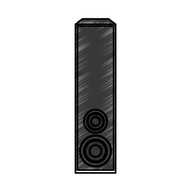 home theater speaker icon - Vector, Image