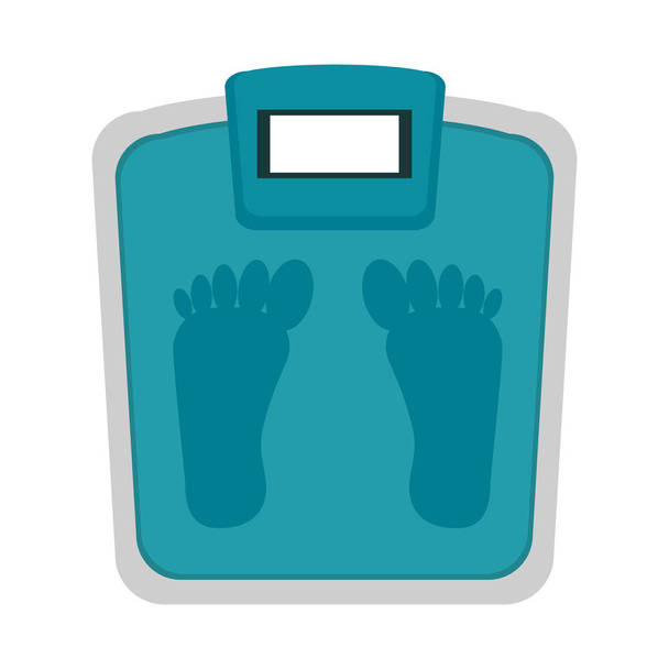 balance scale isolated icon - Vector, Image