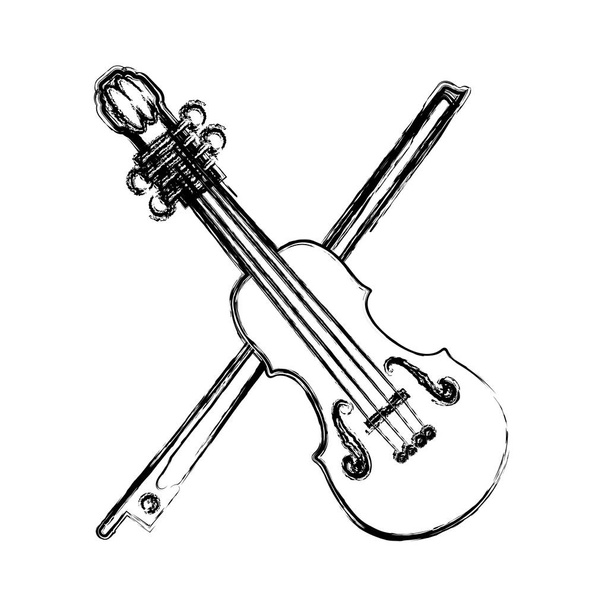 バイオリン楽器 - ベクター画像