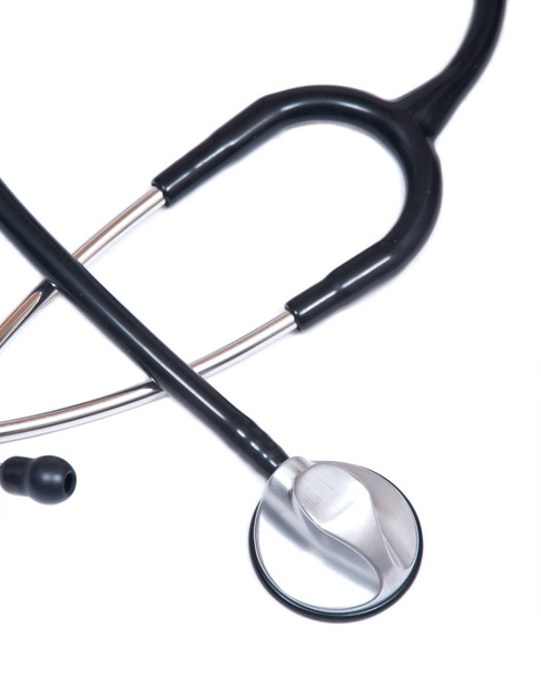 Black cardiac professional stethoscope - Photo, Image