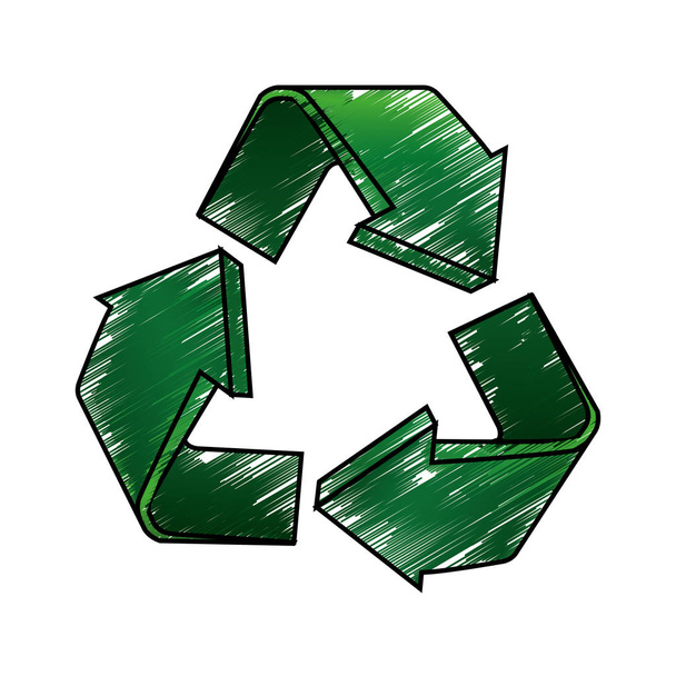 Ανακύκλωση, μείωση και επαναχρησιμοποίηση - Διάνυσμα, εικόνα