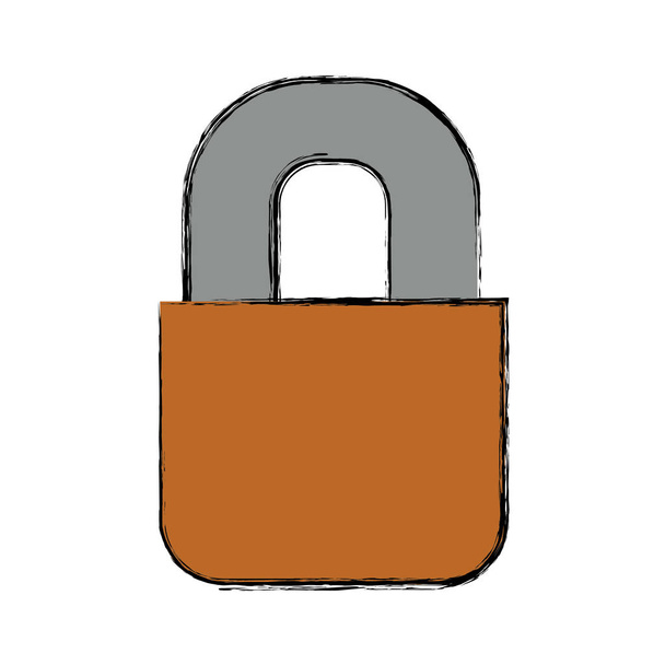 Símbolo de segurança do cadeado
 - Vetor, Imagem