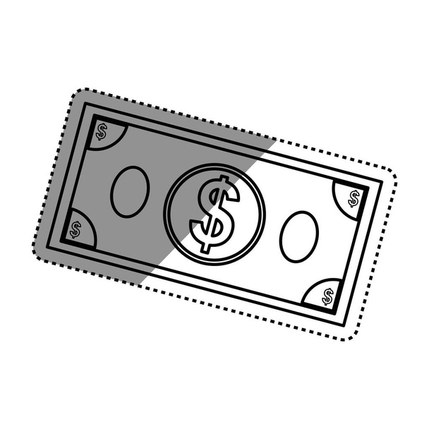 Billete de dinero
 - Vector, imagen