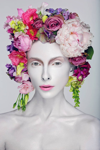 Beautiful flower queen - Foto, Imagem