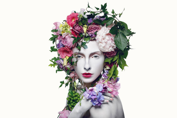 Krásná květinová královna - Fotografie, Obrázek