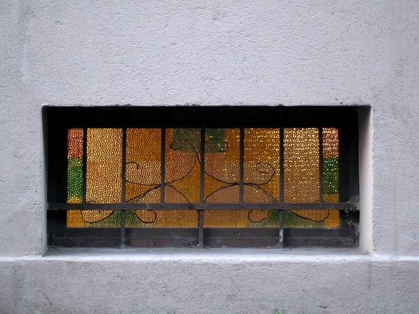 Żółty okna szkła - Zdjęcie, obraz