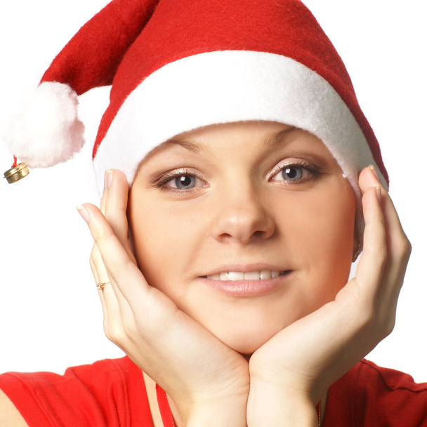 Young attractive adult female playing santa - Foto, Imagem