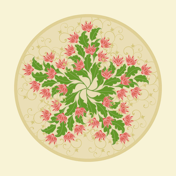Ornement floral décoratif de style oriental. Mandala
. - Vecteur, image