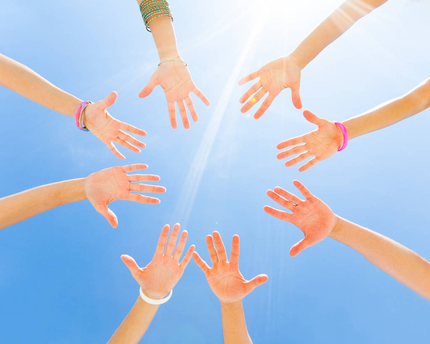 hands of  people together - Фото, изображение