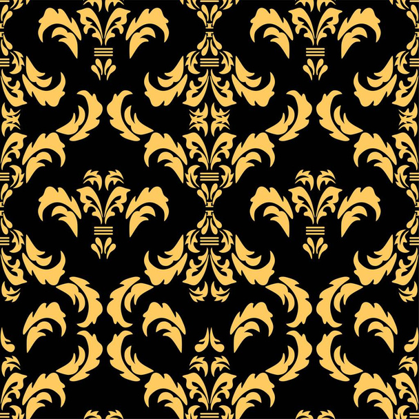 Decorative element traditional damask pattern - Vector, Image