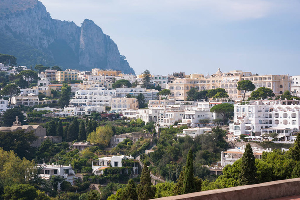 Pohled z vily ostrov Capri v Itálii - Fotografie, Obrázek