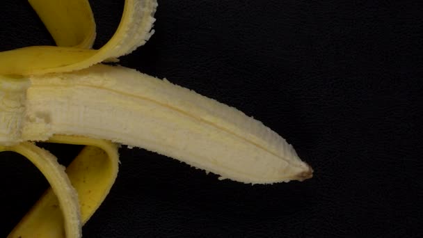 Banane Nahaufnahme Hintergrund. - Filmmaterial, Video