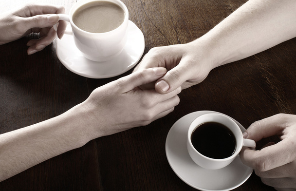 Concept of love and coffee - Foto, Imagem