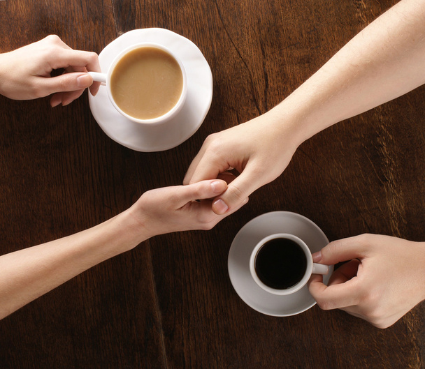 Concept of love and coffee - Фото, изображение
