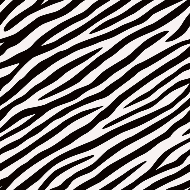 naadloze patroon Zebra. Zwart-wit kleuren. - Vector, afbeelding