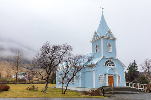 Seydisfjordur Church in Iceland  - Φωτογραφία, εικόνα