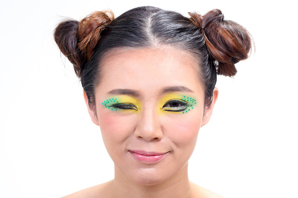 Asijské ženy módní make - Fotografie, Obrázek