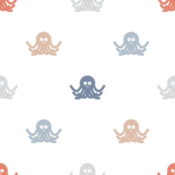Octopuses background pattern - Vector, Image