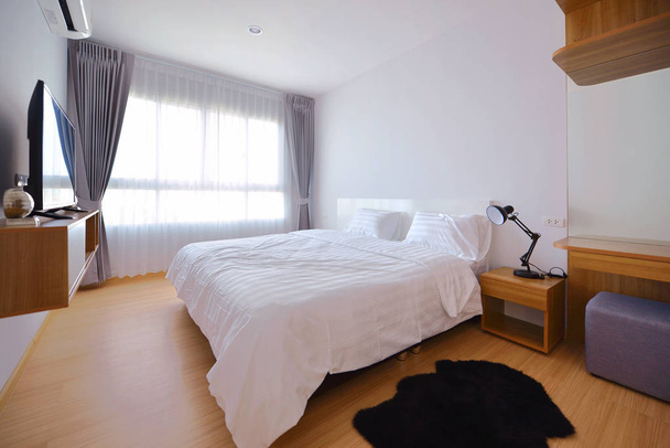 lujo moderno dormitorio interior y decoración, diseño de interiores
 - Foto, imagen